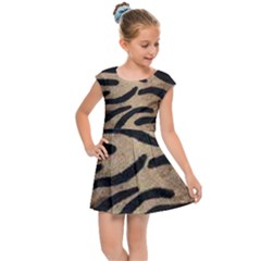 Tiger 001 Kids  Cap Sleeve Dress by nate14shop