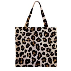 Tiger002 Zipper Grocery Tote Bag by nate14shop