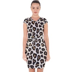 Tiger002 Capsleeve Drawstring Dress  by nate14shop