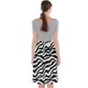 Tiger White-black 003 Jpg Midi Beach Skirt View2