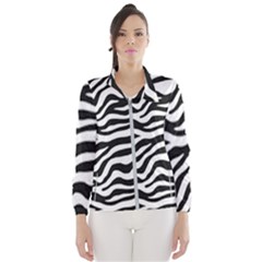 Tiger White-black 003 Jpg Women s Windbreaker