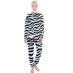 Tiger White-black 003 Jpg Women s Lounge Set by nate14shop