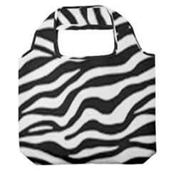 Tiger White-black 003 Jpg Premium Foldable Grocery Recycle Bag by nate14shop