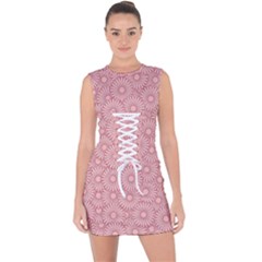 Flora Lace Up Front Bodycon Dress by nate14shop