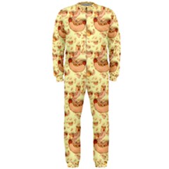 Hot-dog-pizza Onepiece Jumpsuit (men) by nate14shop