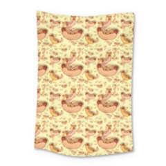 Hot-dog-pizza Small Tapestry by nate14shop