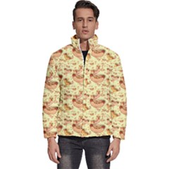 Hot-dog-pizza Men s Puffer Bubble Jacket Coat