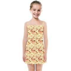 Hot-dog-pizza Kids  Summer Sun Dress by nate14shop