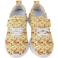 Hot-dog-pizza Kids  Velcro Strap Shoes by nate14shop