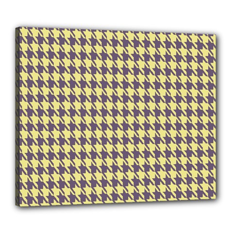 Houndstooth Canvas 24  X 20  (stretched)