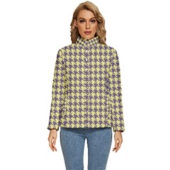 Houndstooth Women s Puffer Bubble Jacket Coat