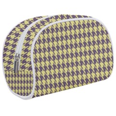 Houndstooth Make Up Case (medium) by nate14shop