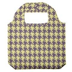 Houndstooth Premium Foldable Grocery Recycle Bag