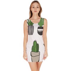 Succulents Bodycon Dress by nate14shop