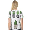 Succulents V-Neck Sport Mesh Tee View2