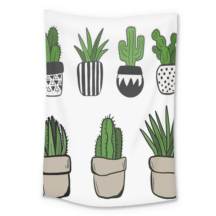 Succulents Large Tapestry