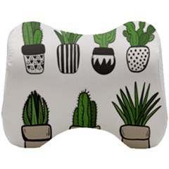 Succulents Head Support Cushion