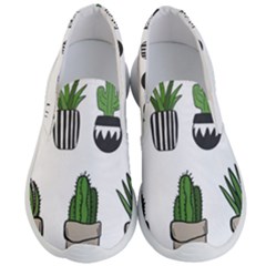 Succulents Men s Lightweight Slip Ons by nate14shop