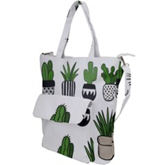 Succulents Shoulder Tote Bag by nate14shop