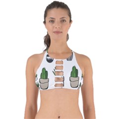 Succulents Perfectly Cut Out Bikini Top