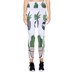 Succulents Pocket Leggings 