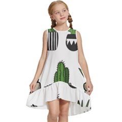 Succulents Kids  Frill Swing Dress