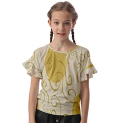 Sun Kids  Cut Out Flutter Sleeves by nate14shop