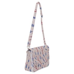 Abstract-006 Shoulder Bag With Back Zipper