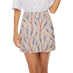 Abstract-006 Mini Front Wrap Skirt