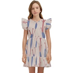 Abstract-006 Kids  Winged Sleeve Dress by nate14shop