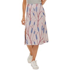 Abstract-006 Midi Panel Skirt