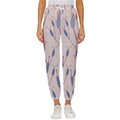 Abstract-006 Cropped Drawstring Pants