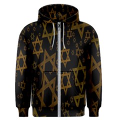 Star-of-david Men s Zipper Hoodie