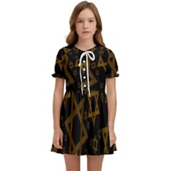 Star-of-david Kids  Sweet Collar Dress