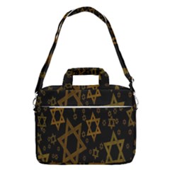 Star-of-david Macbook Pro Shoulder Laptop Bag (large) by nate14shop