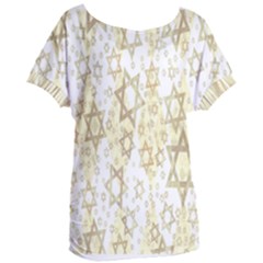 Star-of-david-001 Women s Oversized Tee by nate14shop