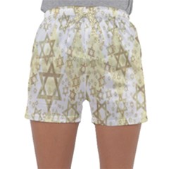 Star-of-david-001 Sleepwear Shorts by nate14shop