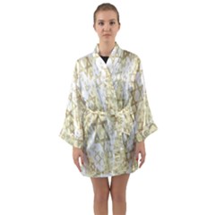 Star-of-david-001 Long Sleeve Satin Kimono by nate14shop