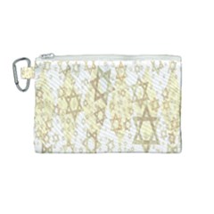 Star-of-david-001 Canvas Cosmetic Bag (medium) by nate14shop