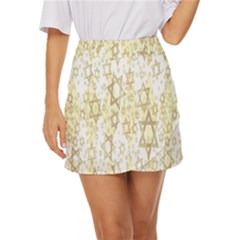 Star-of-david-001 Mini Front Wrap Skirt by nate14shop