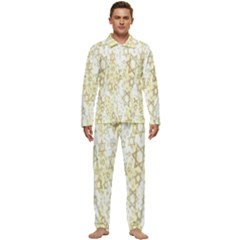 Star-of-david-001 Men s Long Sleeve Velvet Pocket Pajamas Set