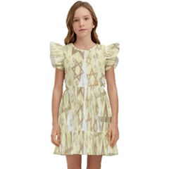 Star-of-david-001 Kids  Winged Sleeve Dress