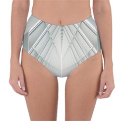 Architecture Building Reversible High-waist Bikini Bottoms by artworkshop