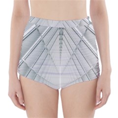 Architecture Building High-waisted Bikini Bottoms by artworkshop