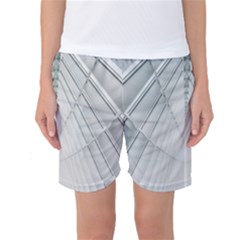 Architecture Building Women s Basketball Shorts by artworkshop