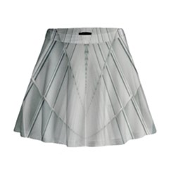 Architecture Building Mini Flare Skirt by artworkshop