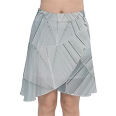 Architecture Building Chiffon Wrap Front Skirt by artworkshop