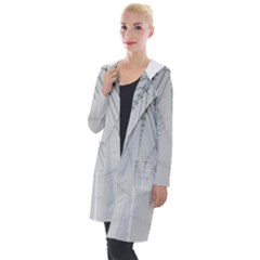 Architecture Building Hooded Pocket Cardigan by artworkshop