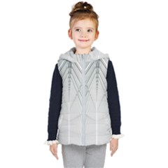 Architecture Building Kids  Hooded Puffer Vest by artworkshop