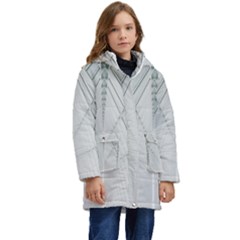 Architecture Building Kid s Hooded Longline Puffer Jacket by artworkshop